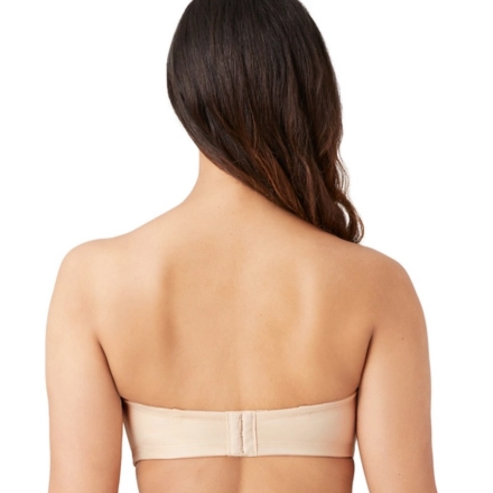 Wacoal 854372 Staying Power Strapless Lined Wire Free Bra US Size 36DD Black - Picture 2 of 4